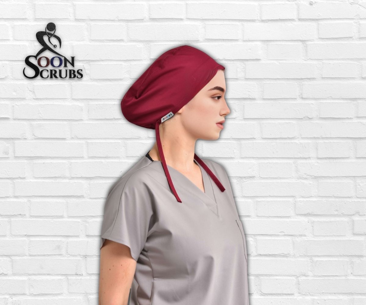 Likralı Viskon FLEX Bordo Bone