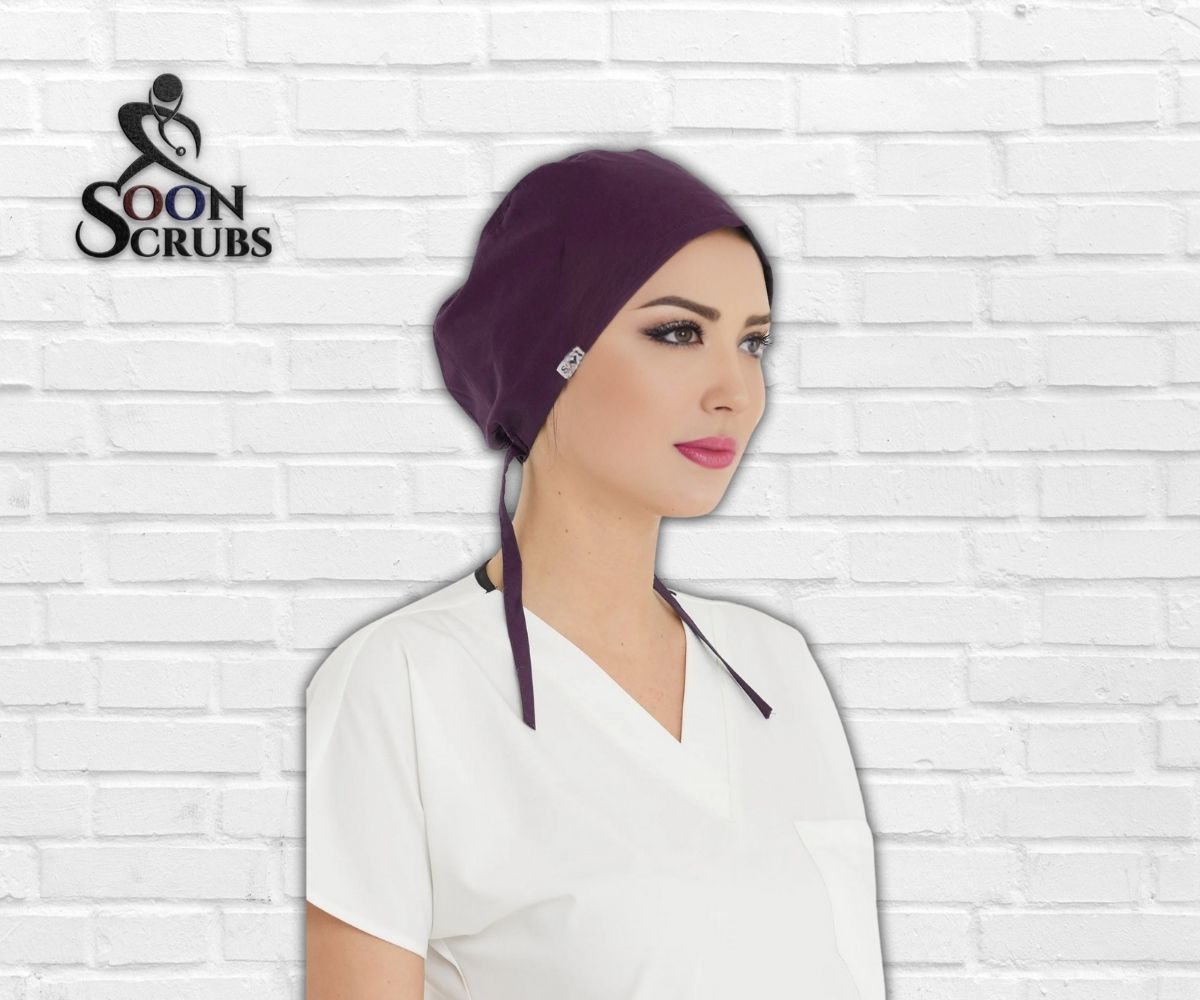 Likralı Viskon Flex Mürdüm Bone
