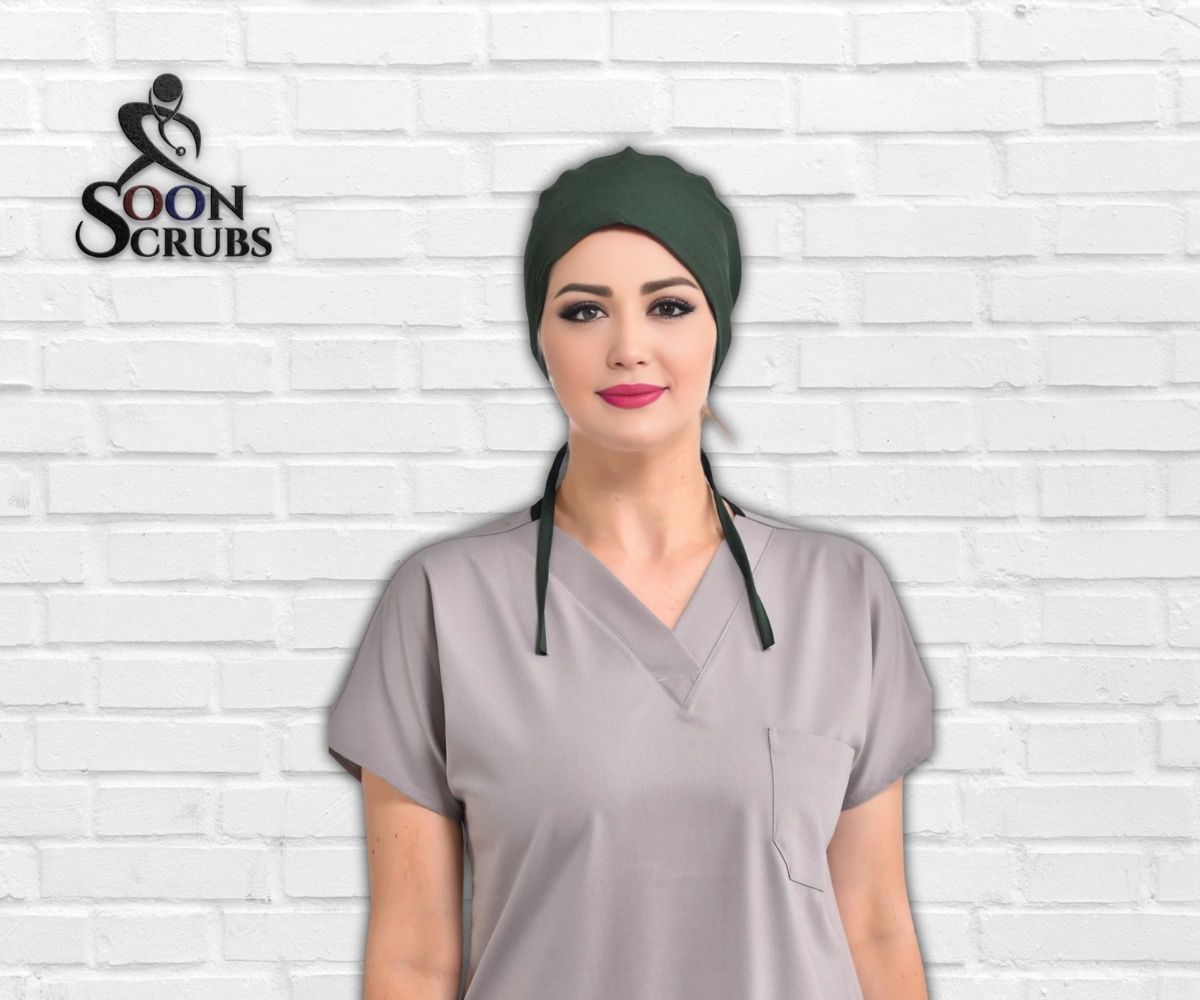 Likralı Viskon Flex Zümrüt Yeşil Bone