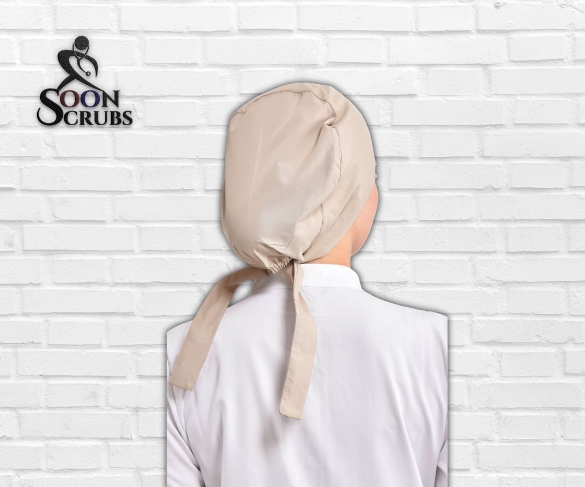 Likralı Viskon Flex Bej Tesettür Bone