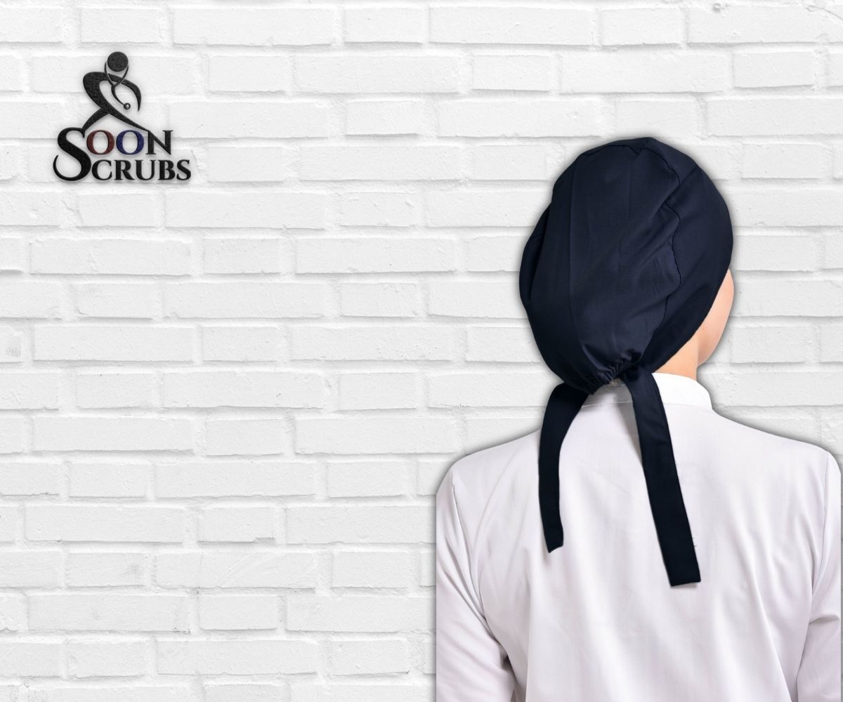 Likralı Viskon Flex Lacivert Tesettür Bone