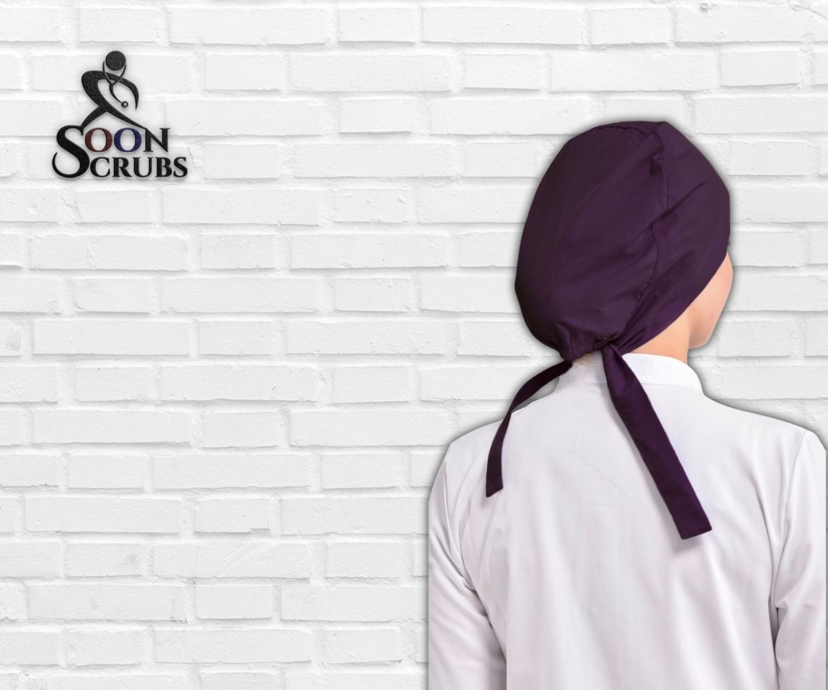 Likralı Viskon Flex Mürdüm Tesettür Bone