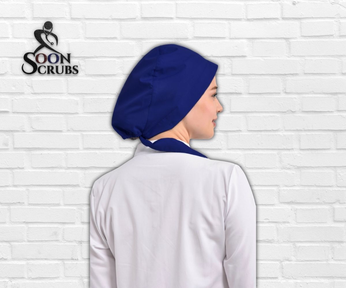 Likralı Viskon Flex Saks Mavi Tesettür Bone